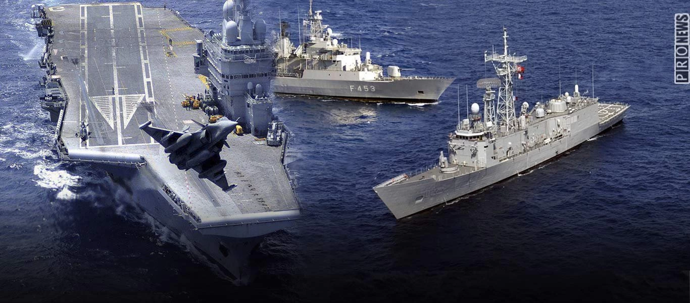 To “Charles de Gaulle” και η φρεγάτα «Σπέτσαι» εντόπισαν τουρκικό πλοίο με όπλα για την Λιβύη